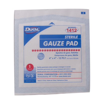 10449 Sterile Gauze 4" x 4" Pads - Single