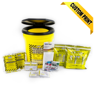 13028 Economy Emergency Honey Bucket Kits <br>(2 Person Kit)