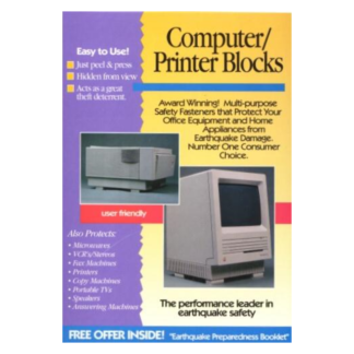 2200 QuakeHOLD! Computer/Printer Blocks (Extra Large)